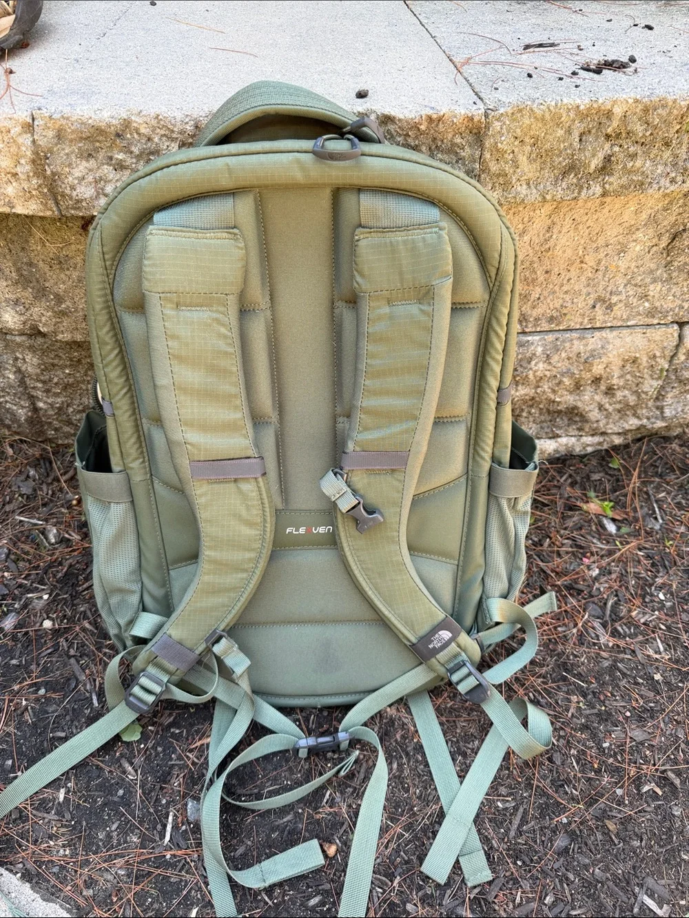 The North Face Olive Green Daypack Backpack
